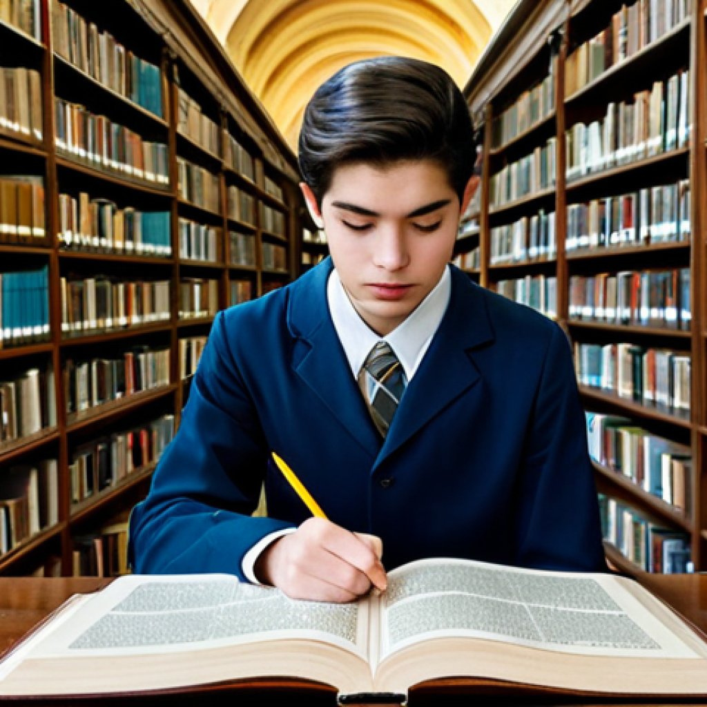 **

"A diligent student surrounded by art history books in a well-lit library, fully clothed in modest attire, studying diligently, safe for work, appropriate content, perfect anatomy, correct proportions, natural pose, professional atmosphere, academic setting."

**
