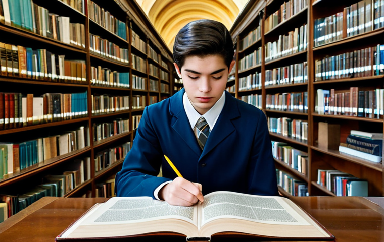 **

"A diligent student surrounded by art history books in a well-lit library, fully clothed in modest attire, studying diligently, safe for work, appropriate content, perfect anatomy, correct proportions, natural pose, professional atmosphere, academic setting."

**