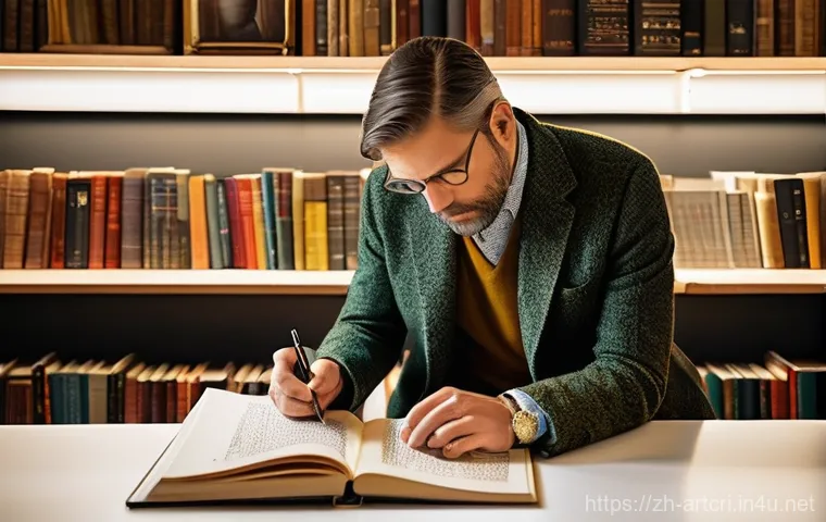 미술평론가 커리어 성장 방법 - **Prompt:** A discerning female art critic, in her late 30s, with a thoughtful expression and stylis...