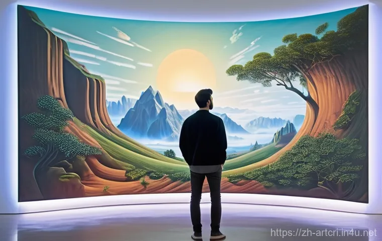 미술평론가 직무 능력 평가 기준 - A vibrant, fully clothed female art critic in her mid-30s, with an engaging and empathetic expressio...