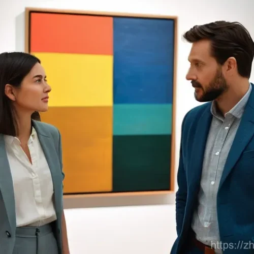미술평론가로서의 네트워크 구축 - **Prompt 1: "The Heart of Connection: A Gallery Moment"**

    A vibrant, naturalistic photo capturi...